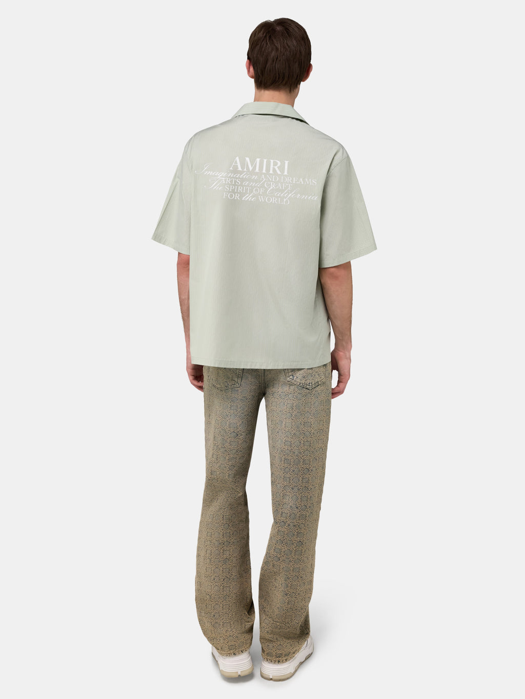 AMIRI SPIRIT BOX CAMP SHIRT - Green