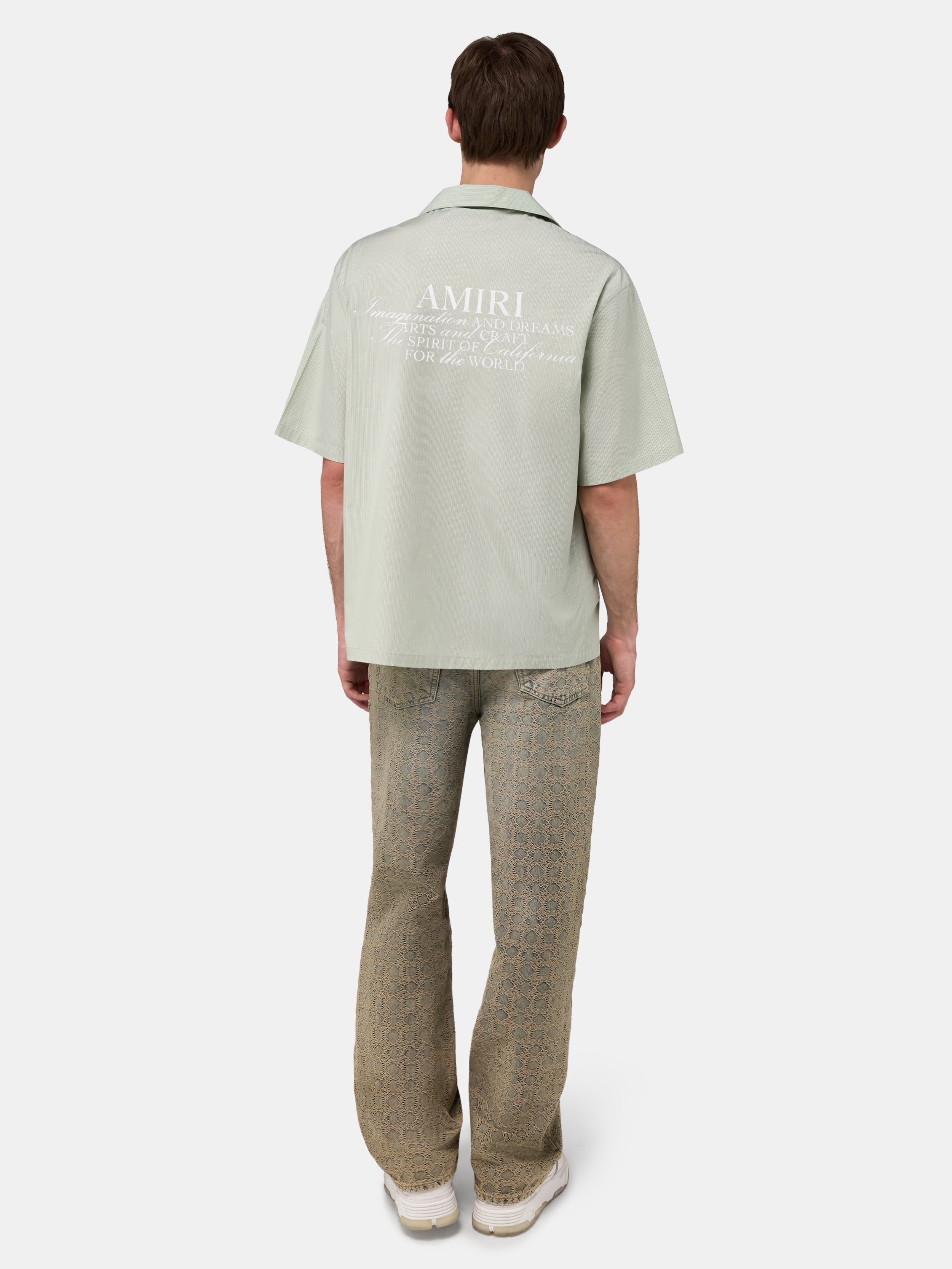 AMIRI SPIRIT BOX CAMP SHIRT - Green