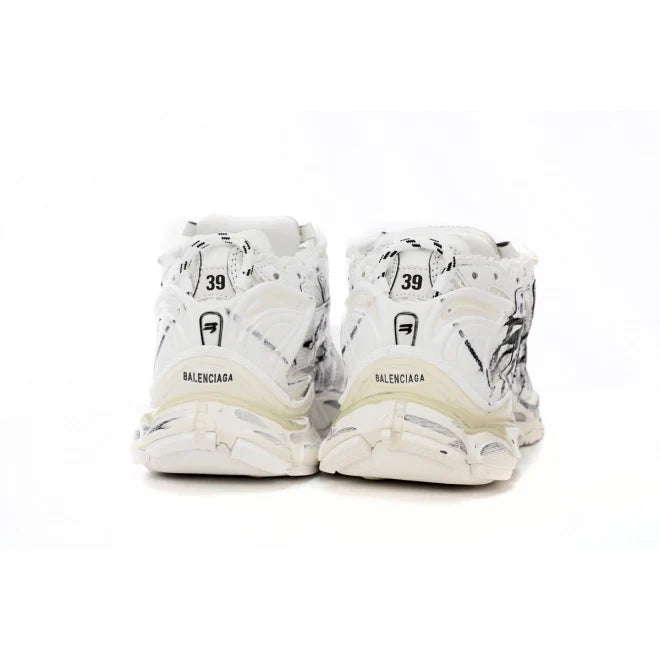 Balenciaga Runner White And Black Characters