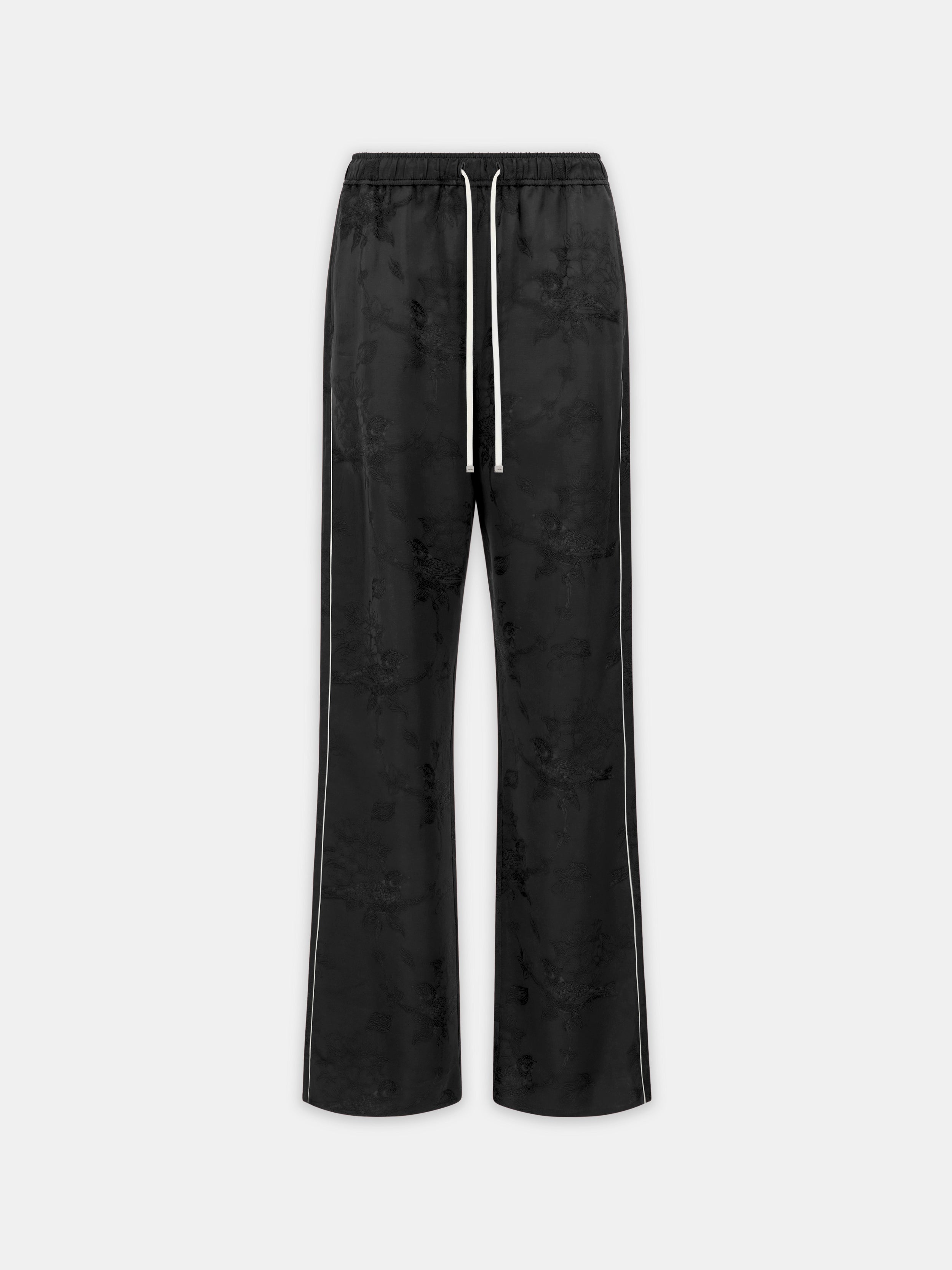 FLORAL JACQUARD PULL ON PANT
- Black