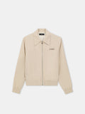 STRIPED BLOUSON - Alabaster