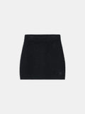WOMEN - WOMEN'S FLORAL CROCHET MINI SKIRT - Black