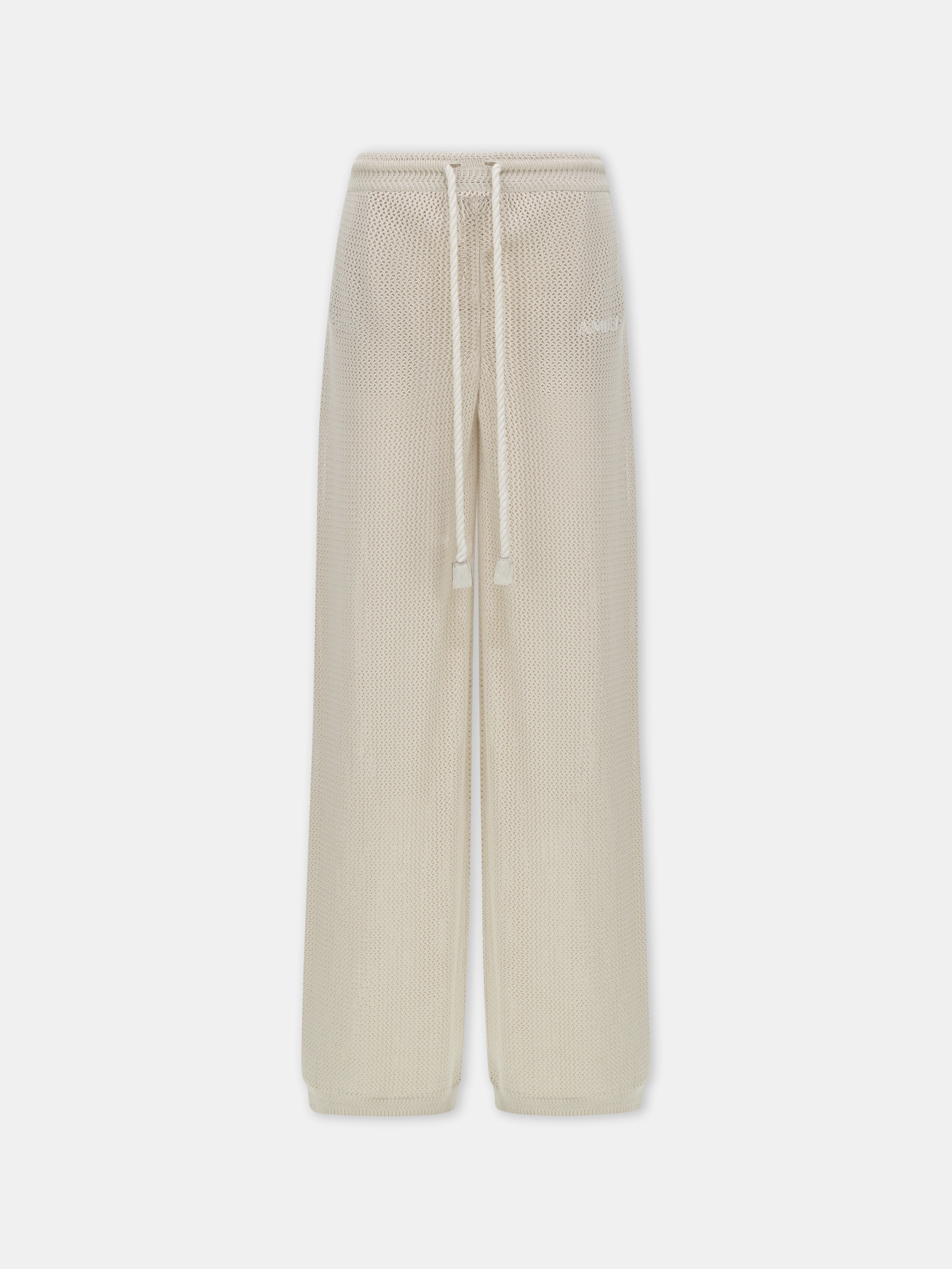 WOMEN - WOMEN'S AMIRI CROCHET MESH PANT - -Alabaster