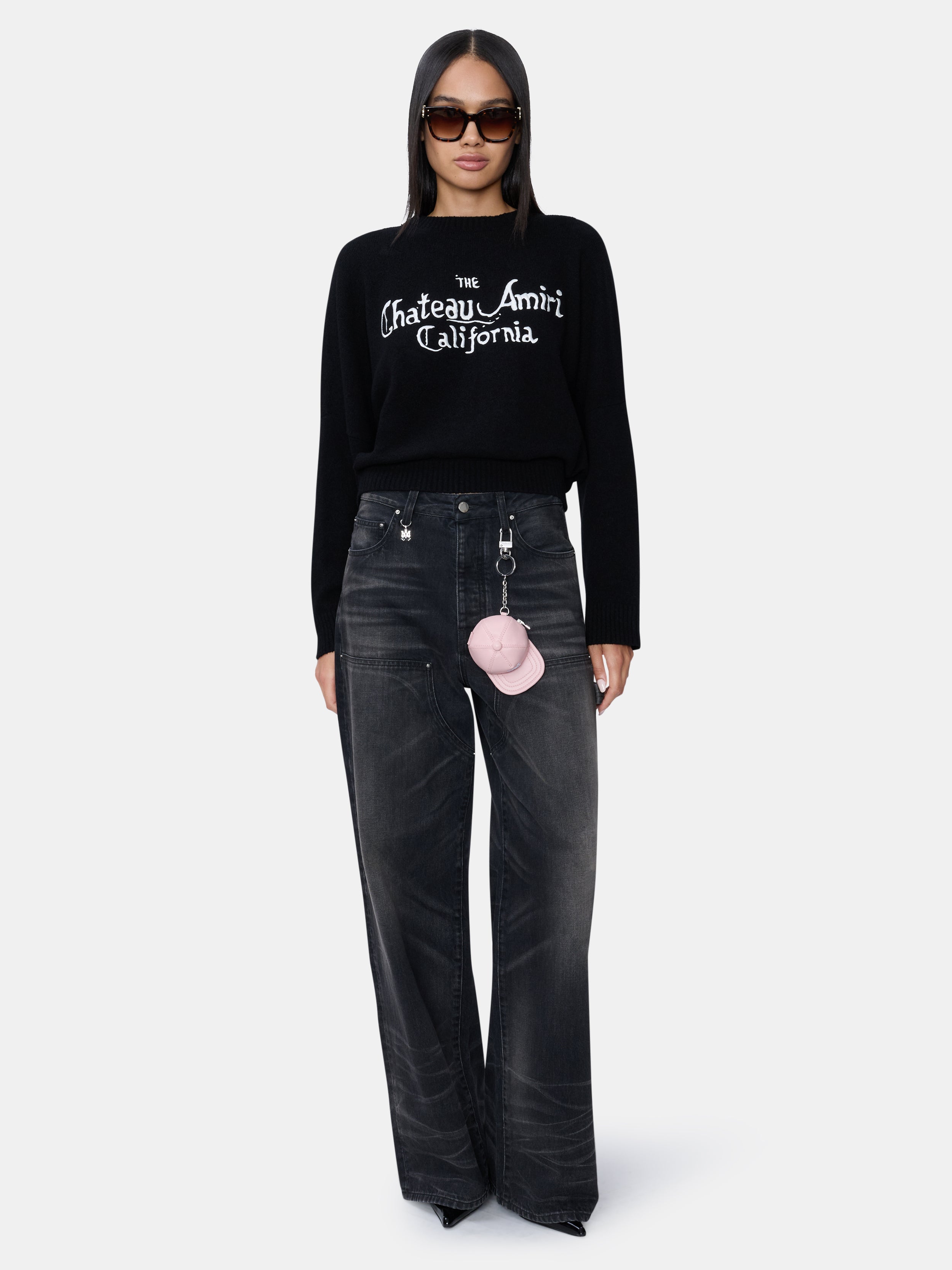 WOMEN - WOMEN'S CHATEAU AMIRI SWEATER - Black