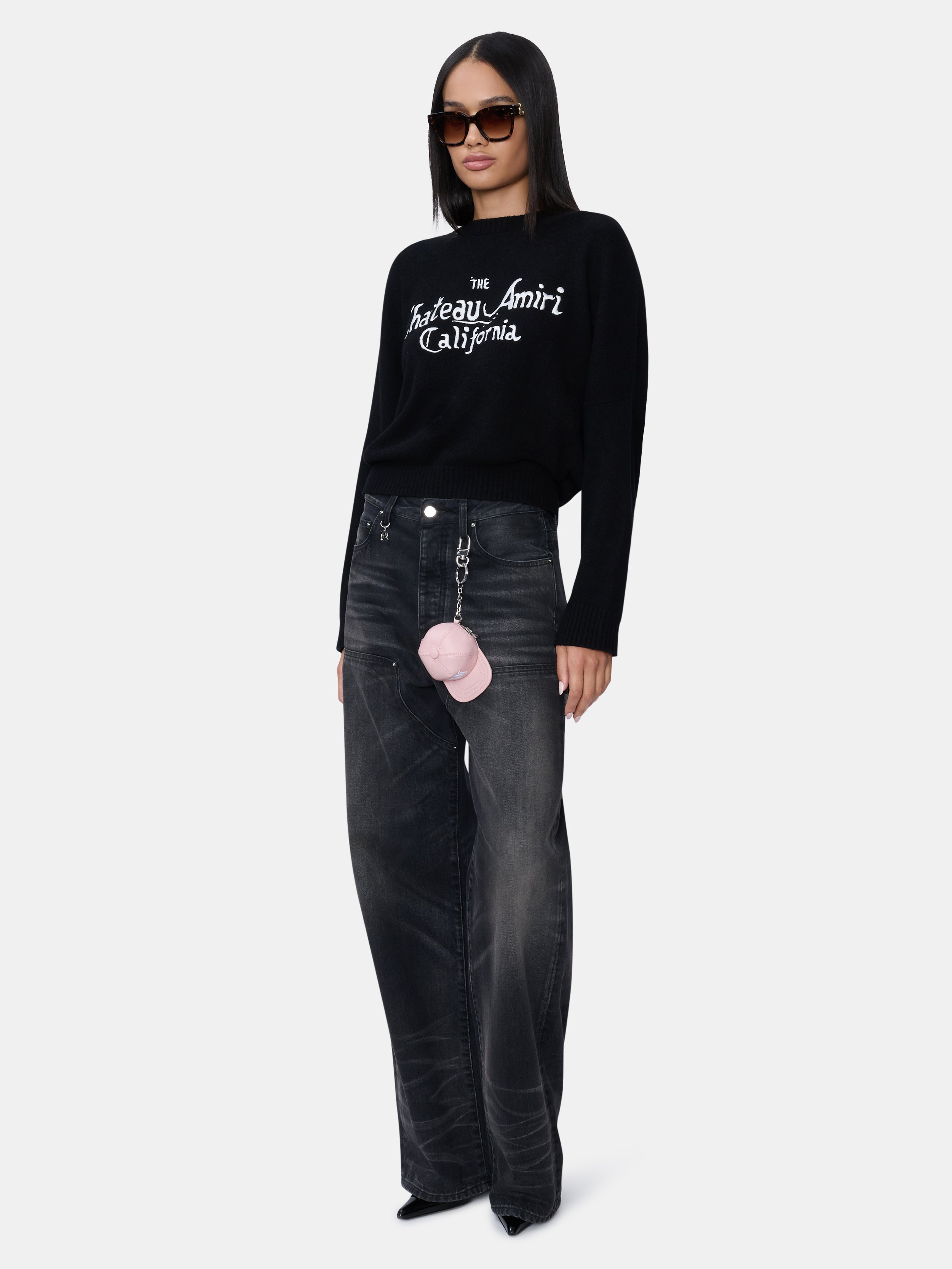 WOMEN - WOMEN'S CHATEAU AMIRI SWEATER - Black