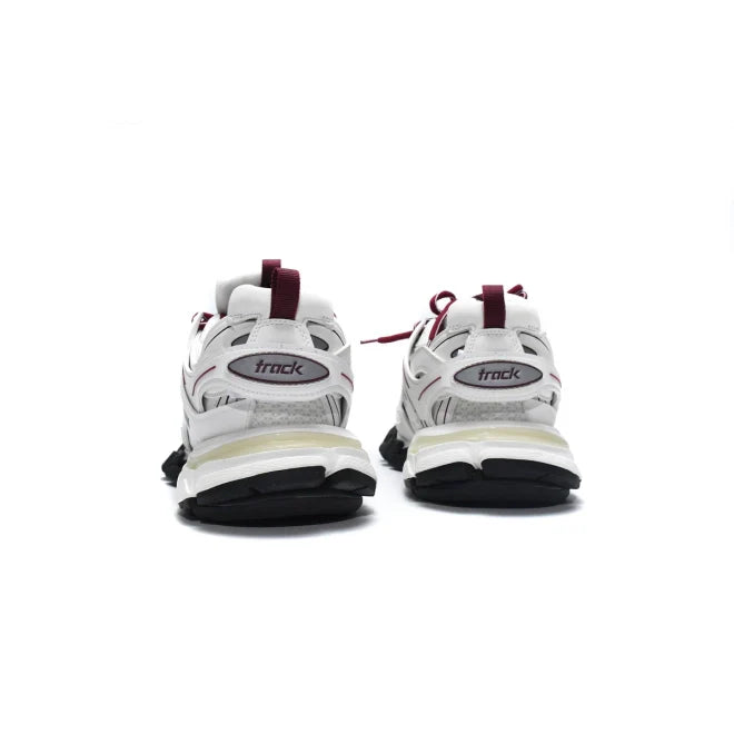 Balenciaga Track White Claret Red