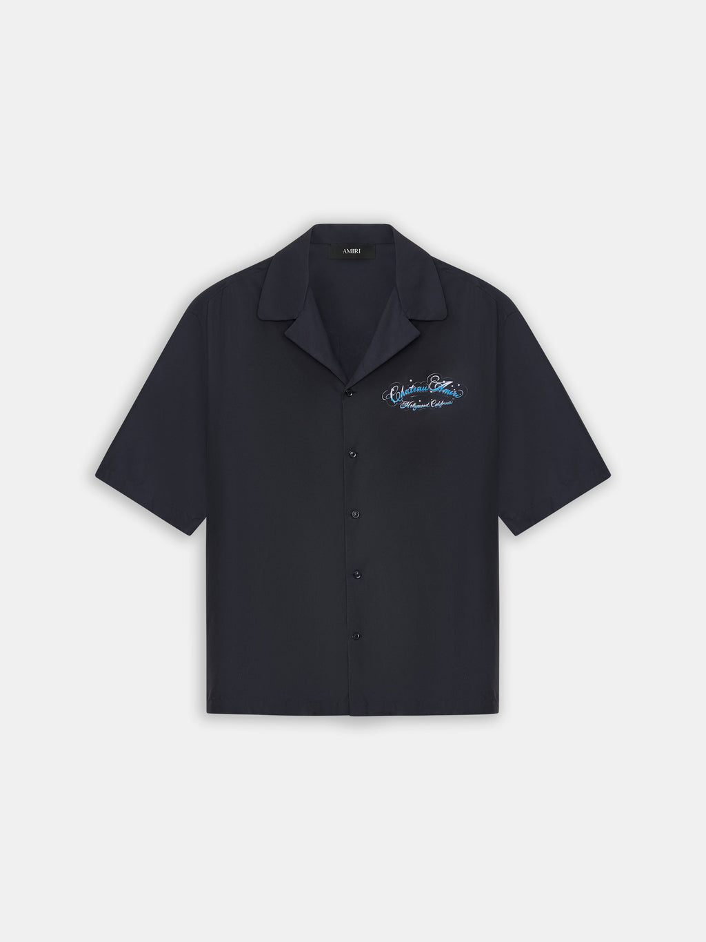 CHATEAU SCRIPT CAMP SHIRT - Black