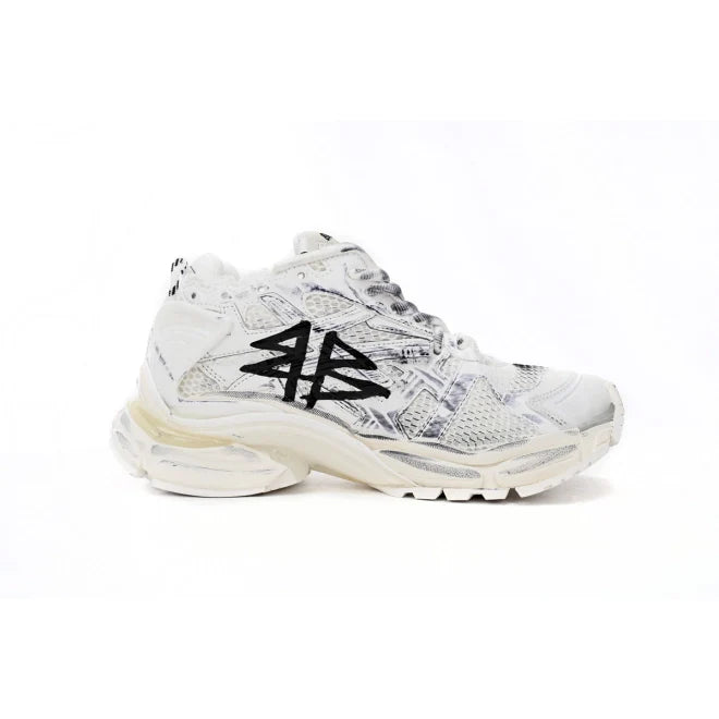 Balenciaga Runner White And Black Characters