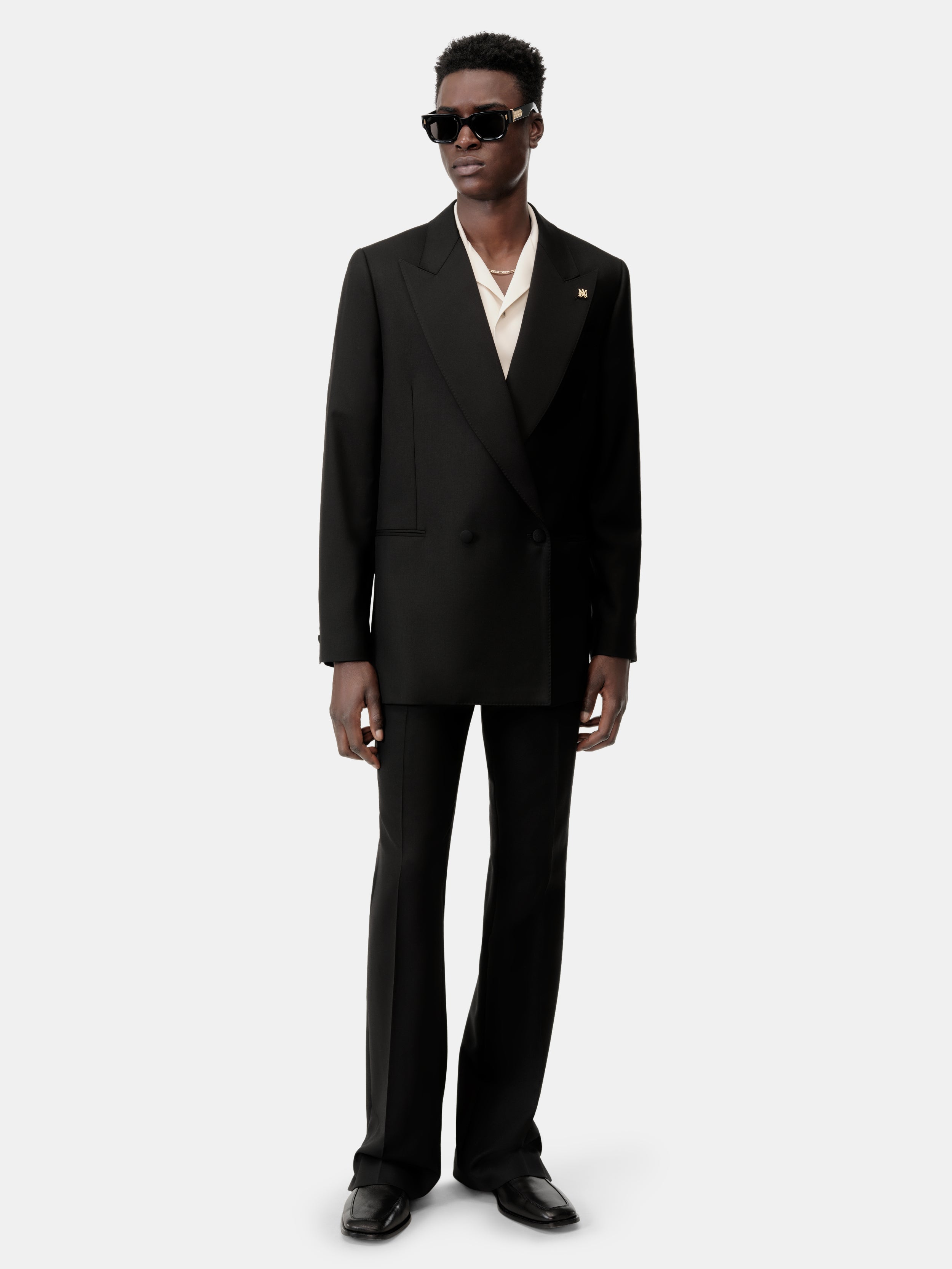 MA DOUBLE-BREASTED BLAZER - Black