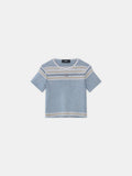WOMEN - WOMEN'S MA STRIPE TEE - Steel