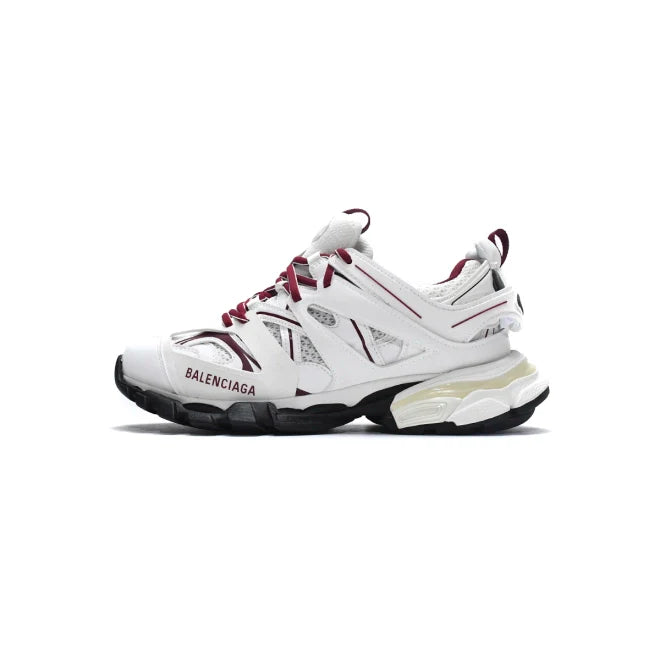 Balenciaga Track White Claret Red