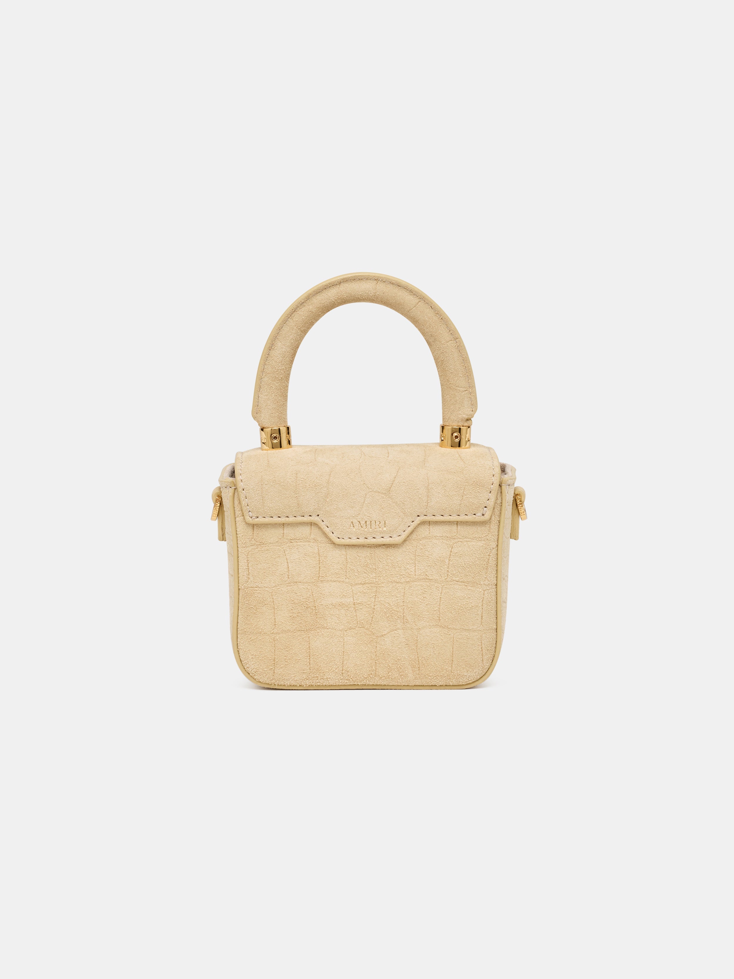 WOMEN - WOMEN'S CROC SUEDE NANO MA BAG - Taupe