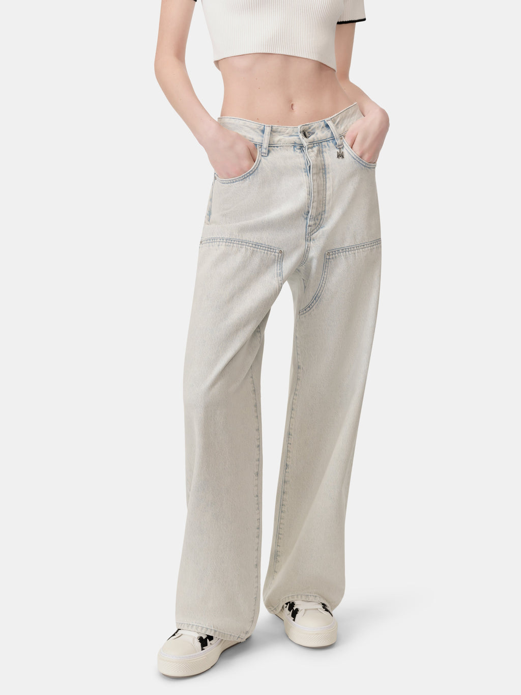 WOMEN - WOMEN'S CARPENTER JEAN - Bleached Indigo