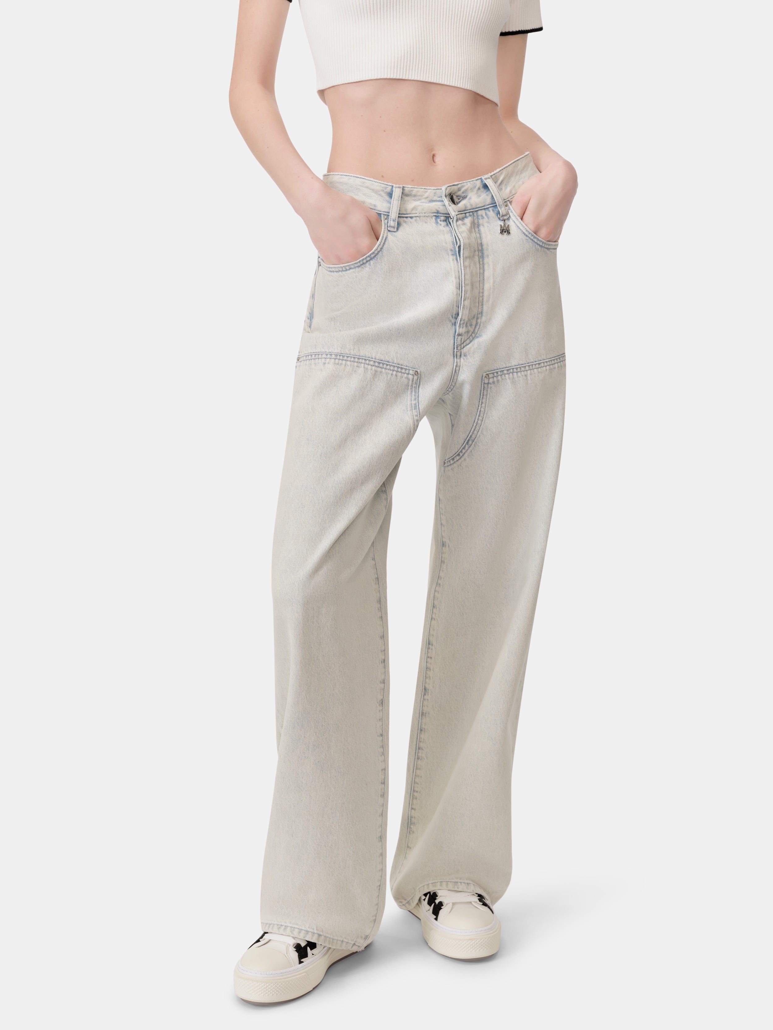 WOMEN - WOMEN'S CARPENTER JEAN - Bleached Indigo