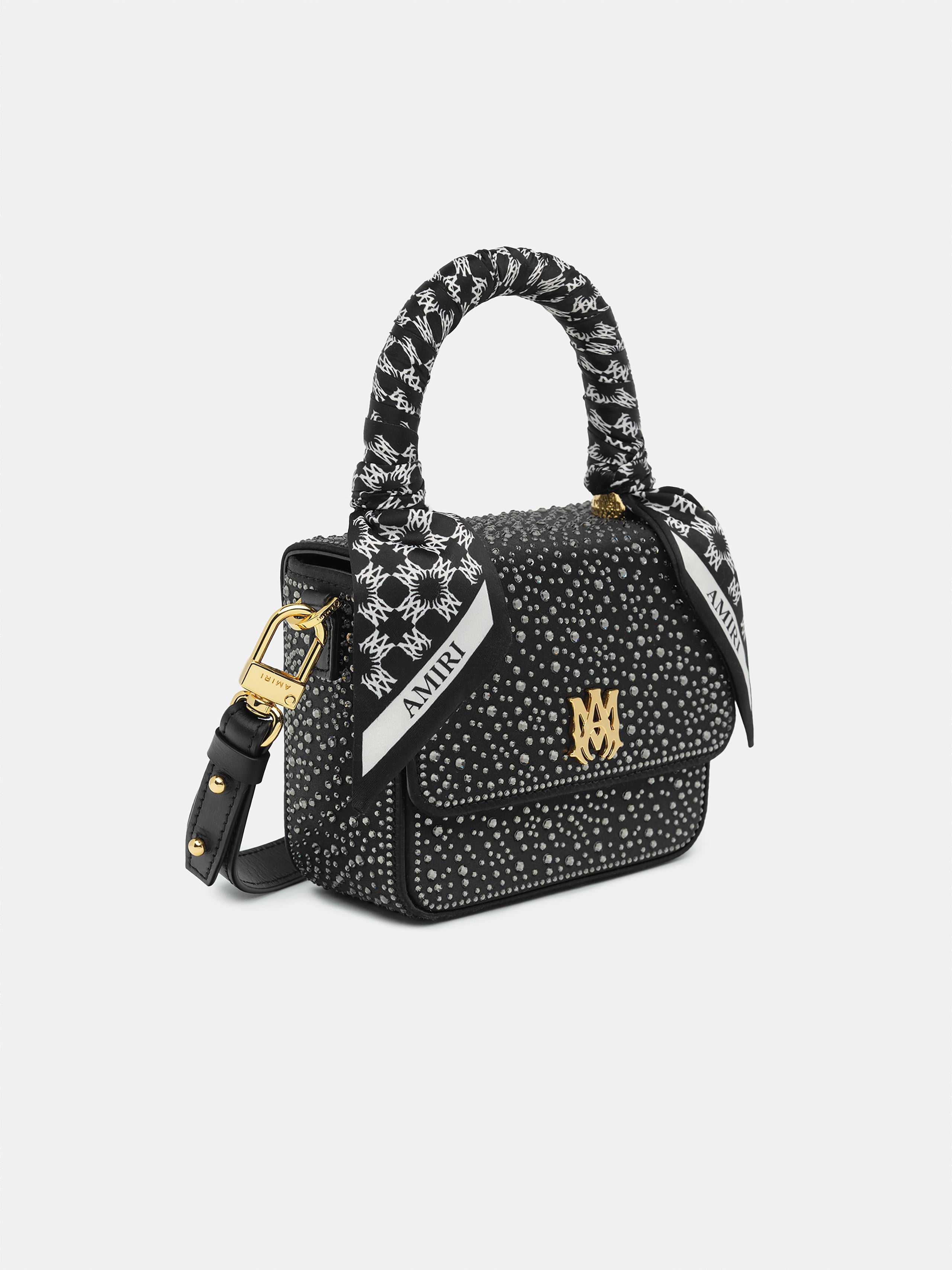 WOMEN - WOMEN'S CRYSTAL MICRO MA BAG - Black