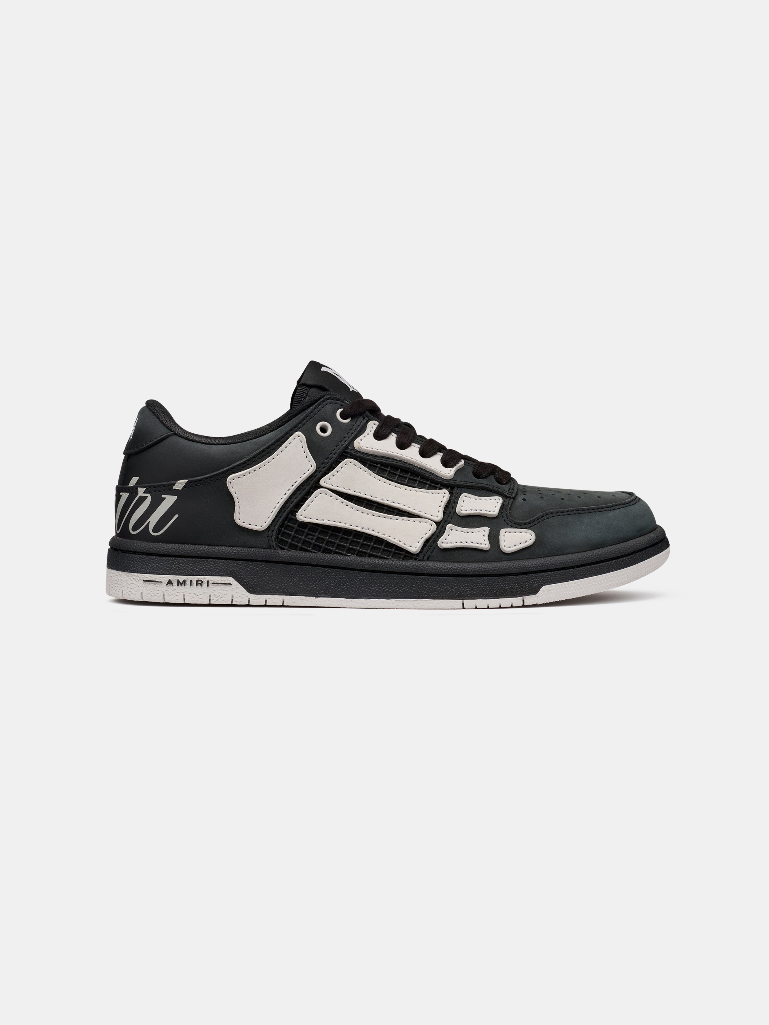 SCRIPT SKEL TOP LOW - BLACK