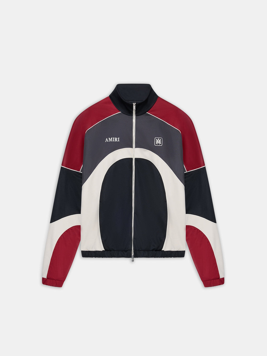 OVERSIZED PANEL TRACK JACKET - Black