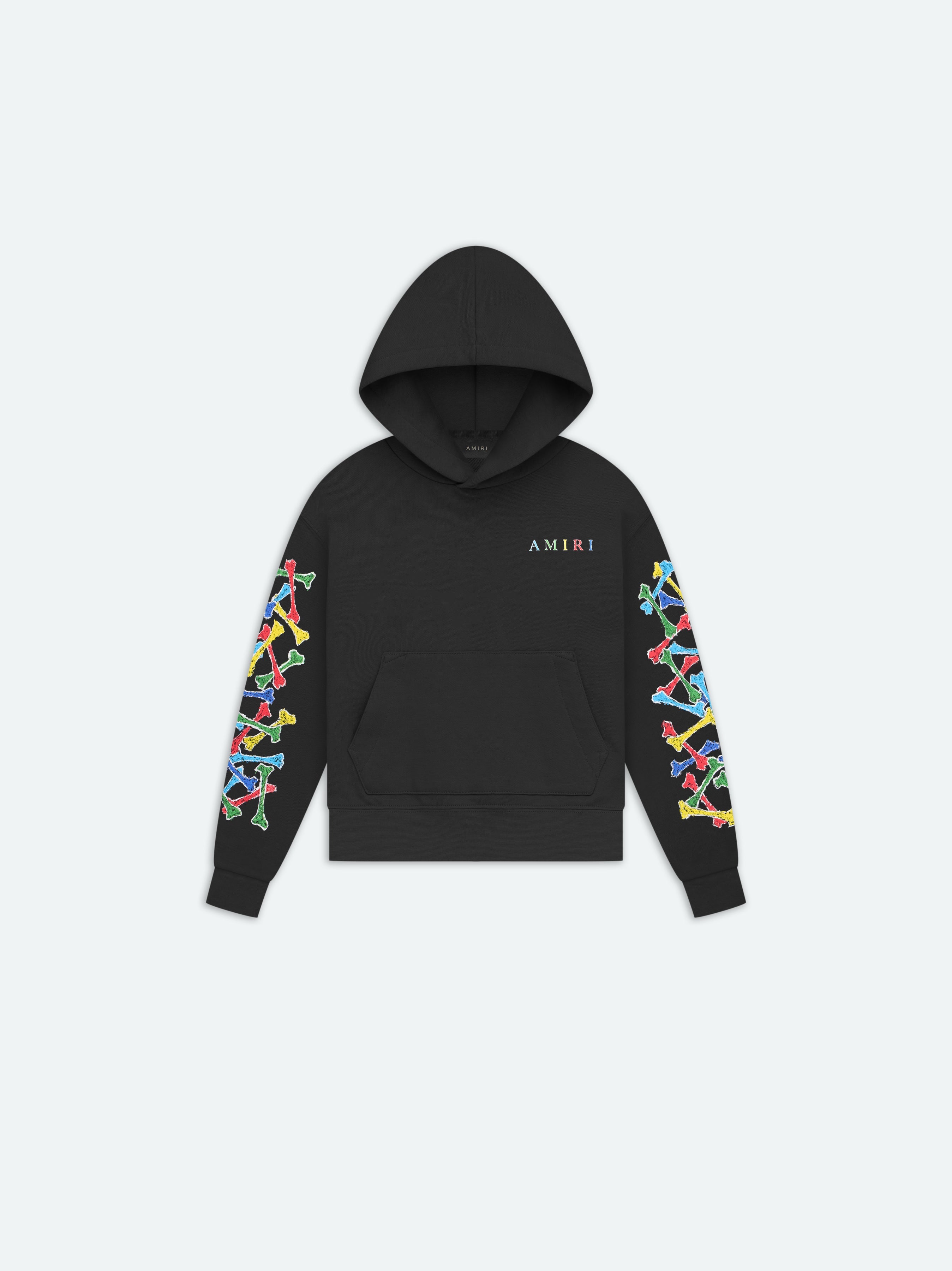 KIDS - Kids Amiri Bones Scribble Hoodie - Black