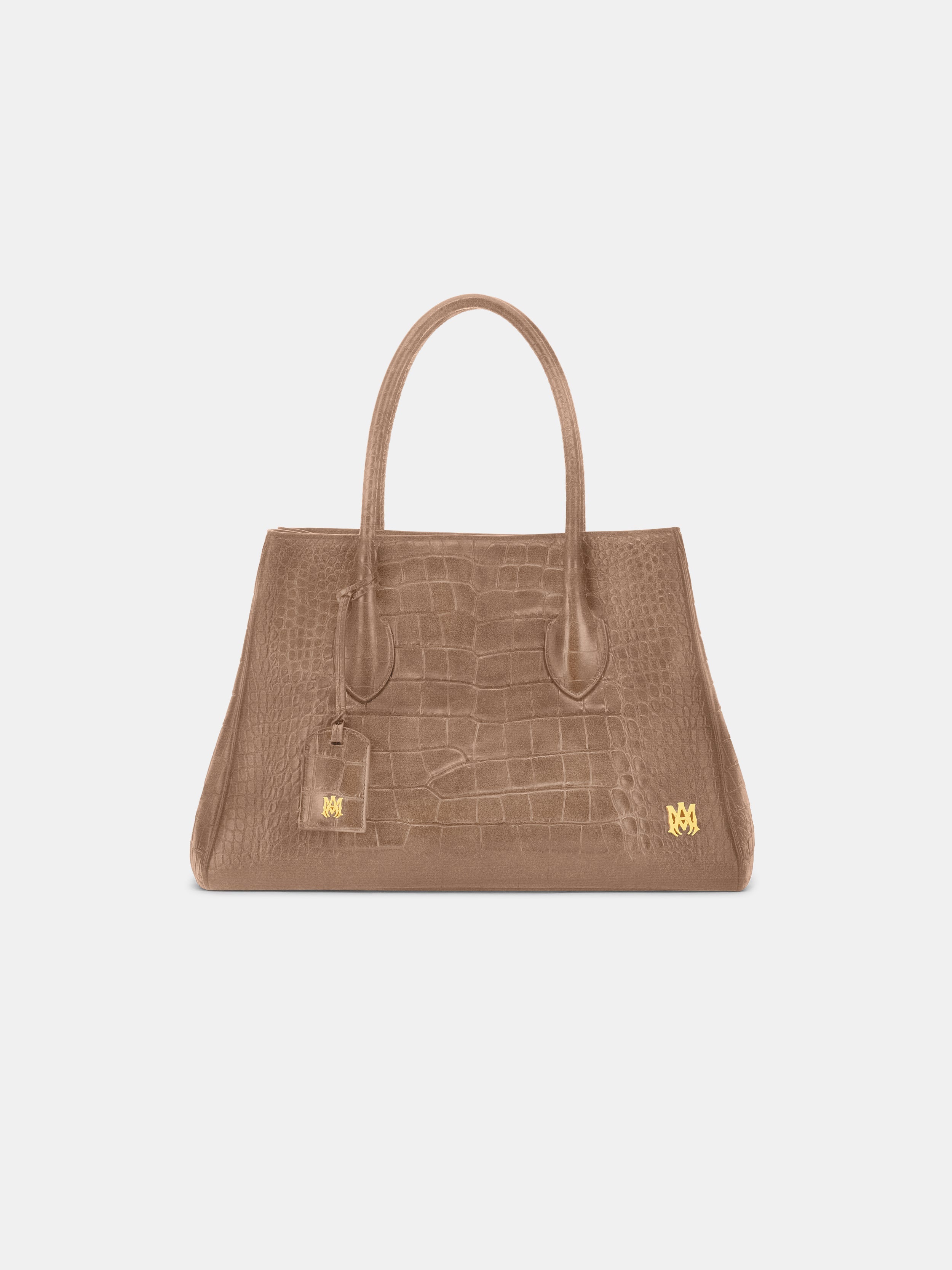 WOMEN - WOMEN'S SUEDE CROC HONEY 40 TOTE - Dark Brown