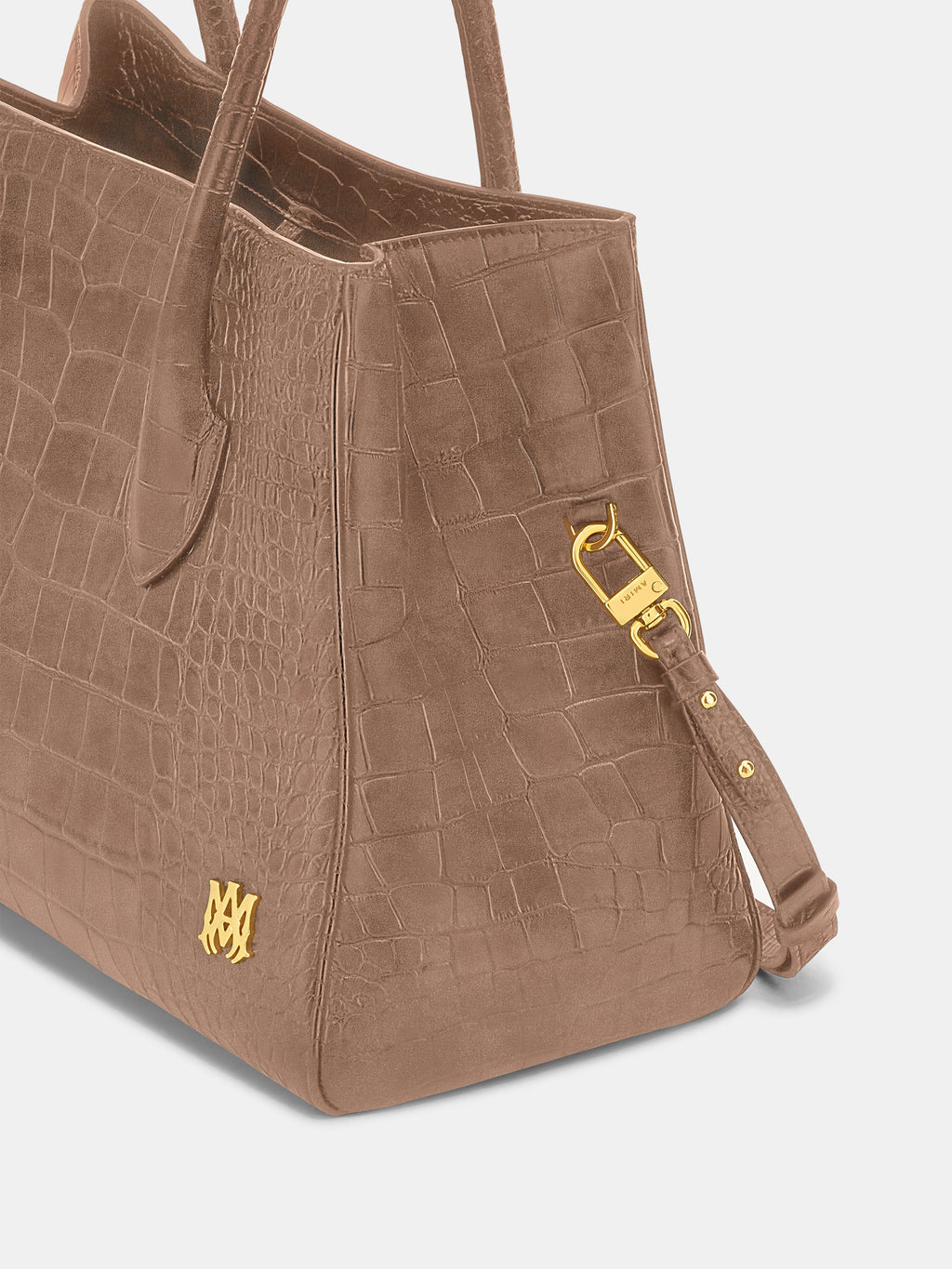 WOMEN - WOMEN'S SUEDE CROC HONEY 40 TOTE - Dark Brown