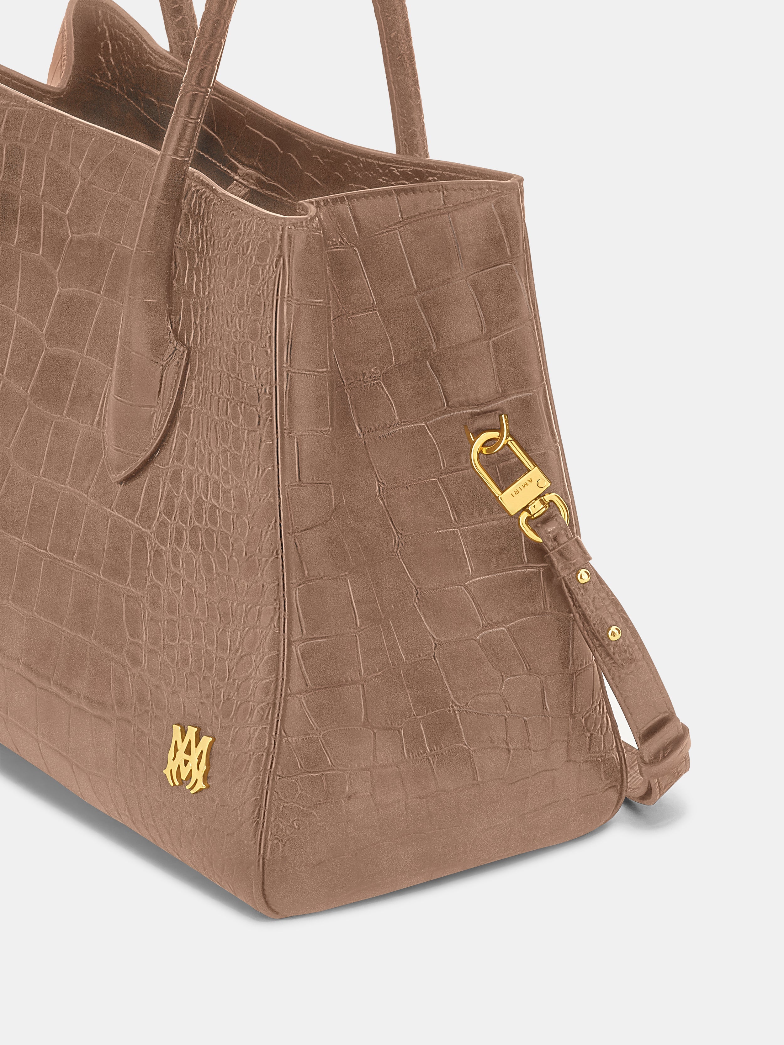 WOMEN - WOMEN'S SUEDE CROC HONEY 40 TOTE - Dark Brown