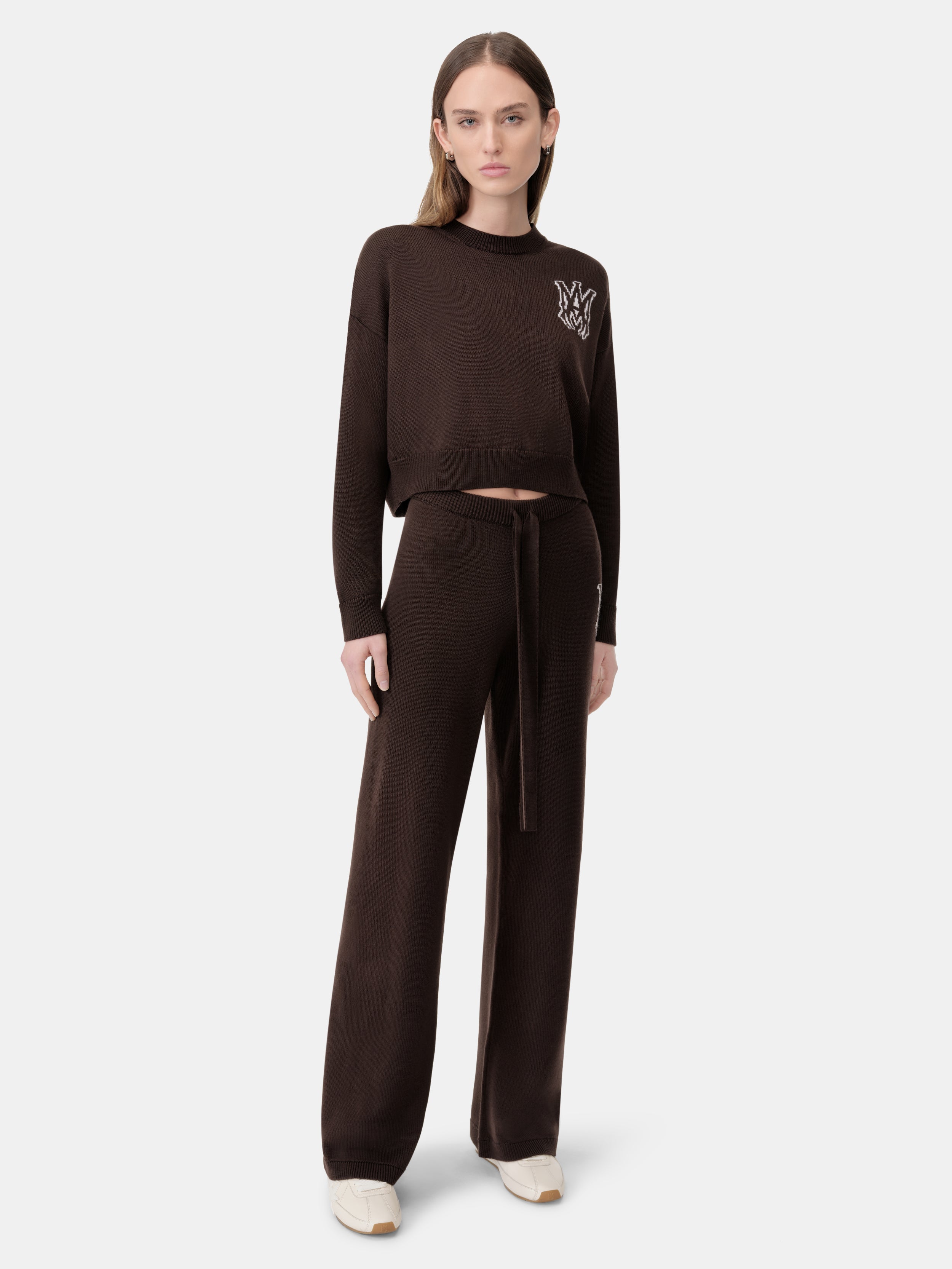 WOMEN - WOMEN'S MA CREW - CHOCOLATE