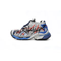 Balenciaga Runner White And Blue Printing