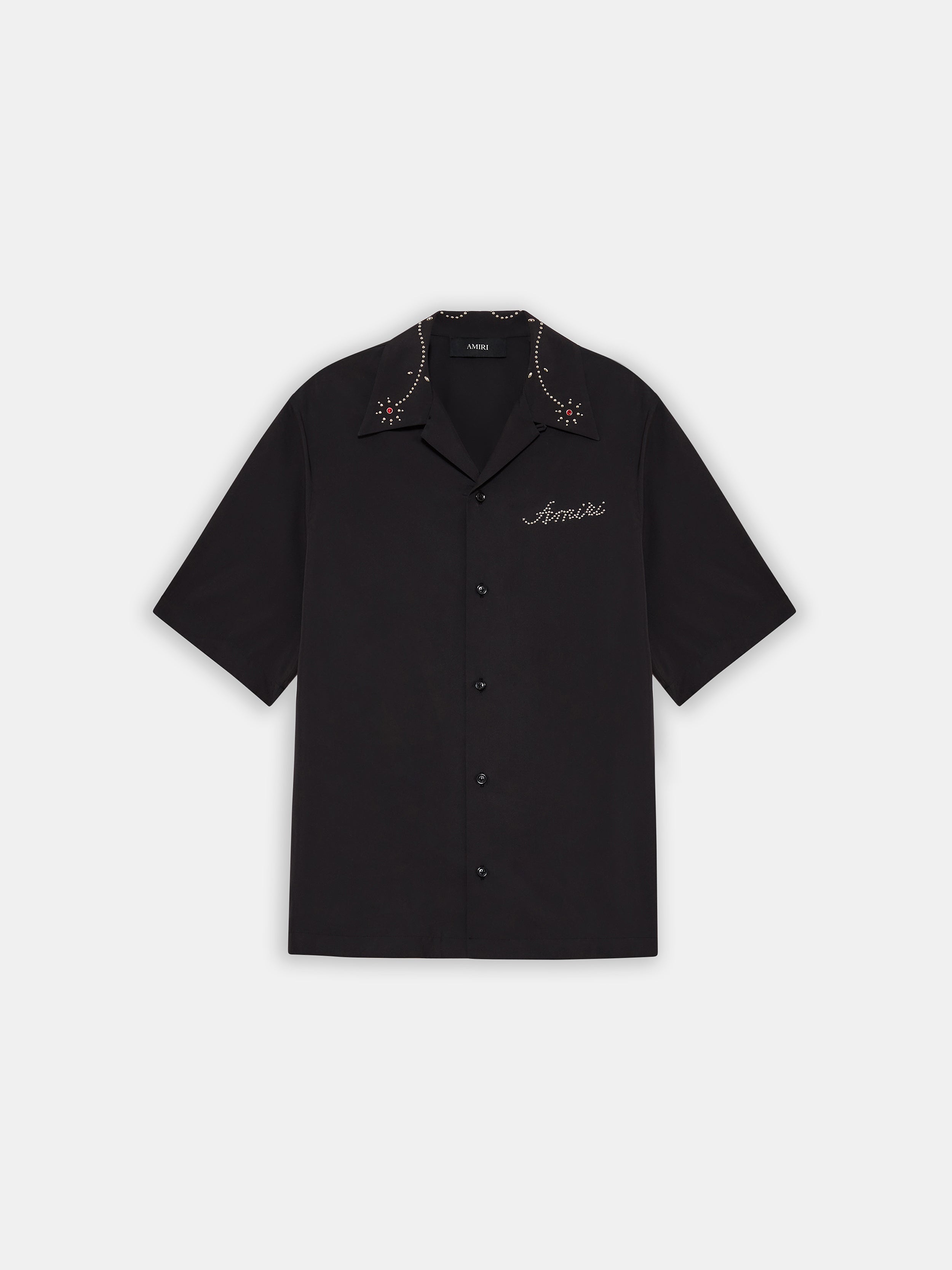 AMIRI STUD CAMP SHIRT - Black
