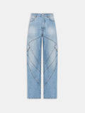 WOMEN - WOMEN'S PANELED JEAN - Indigo