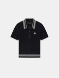 WOMEN - WOMEN'S MA STRIPE POLO - Black