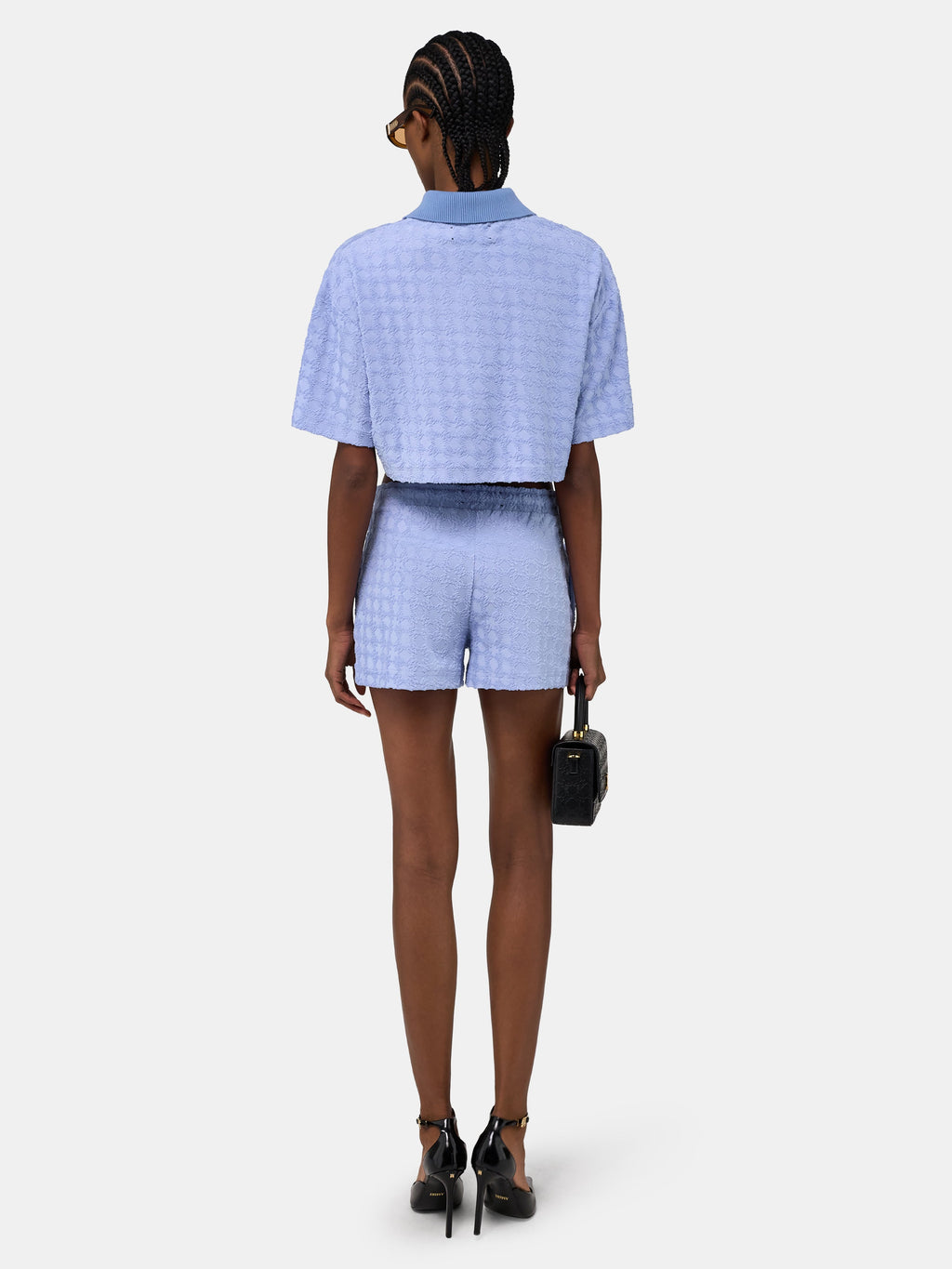WOMEN - WOMEN'S MA QUAD TOWELING POLO - Skyline Blue