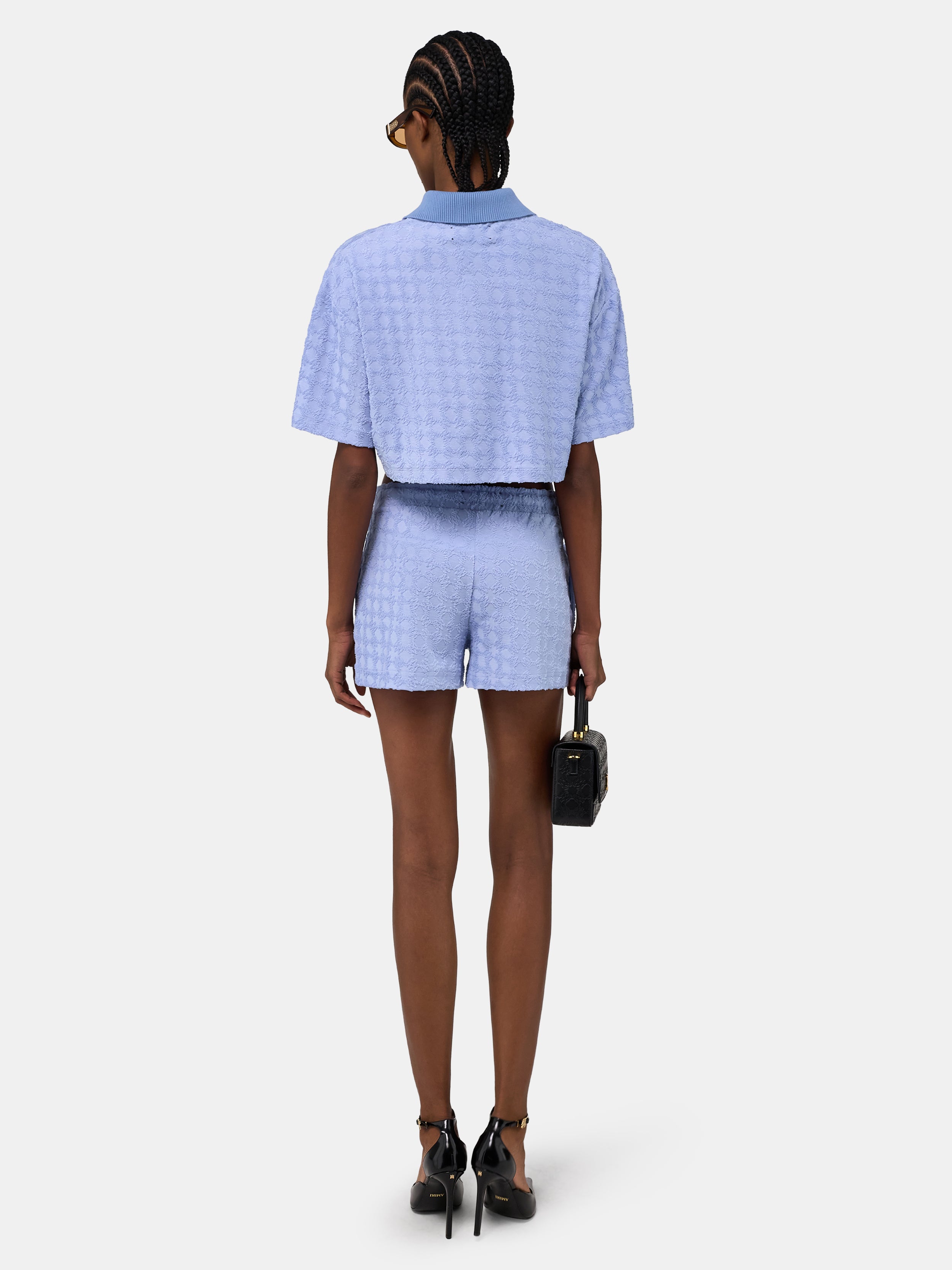 WOMEN - WOMEN'S MA QUAD TOWELING POLO - Skyline Blue