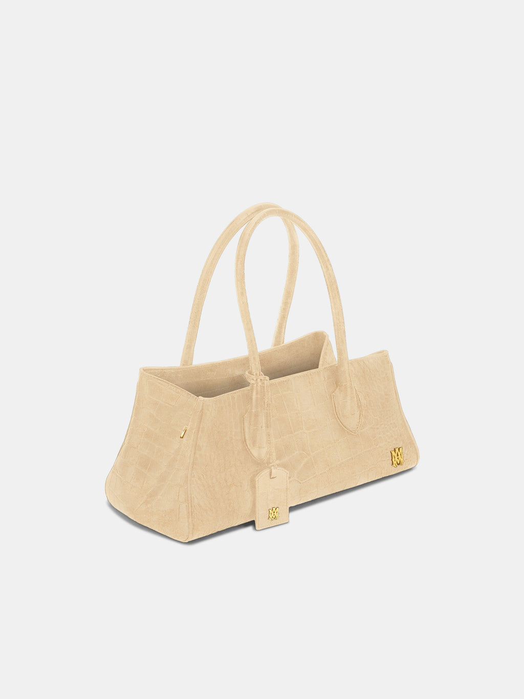 WOMEN - WOMEN'S SUEDE CROC HONEY 40 SHOULDER - Taupe