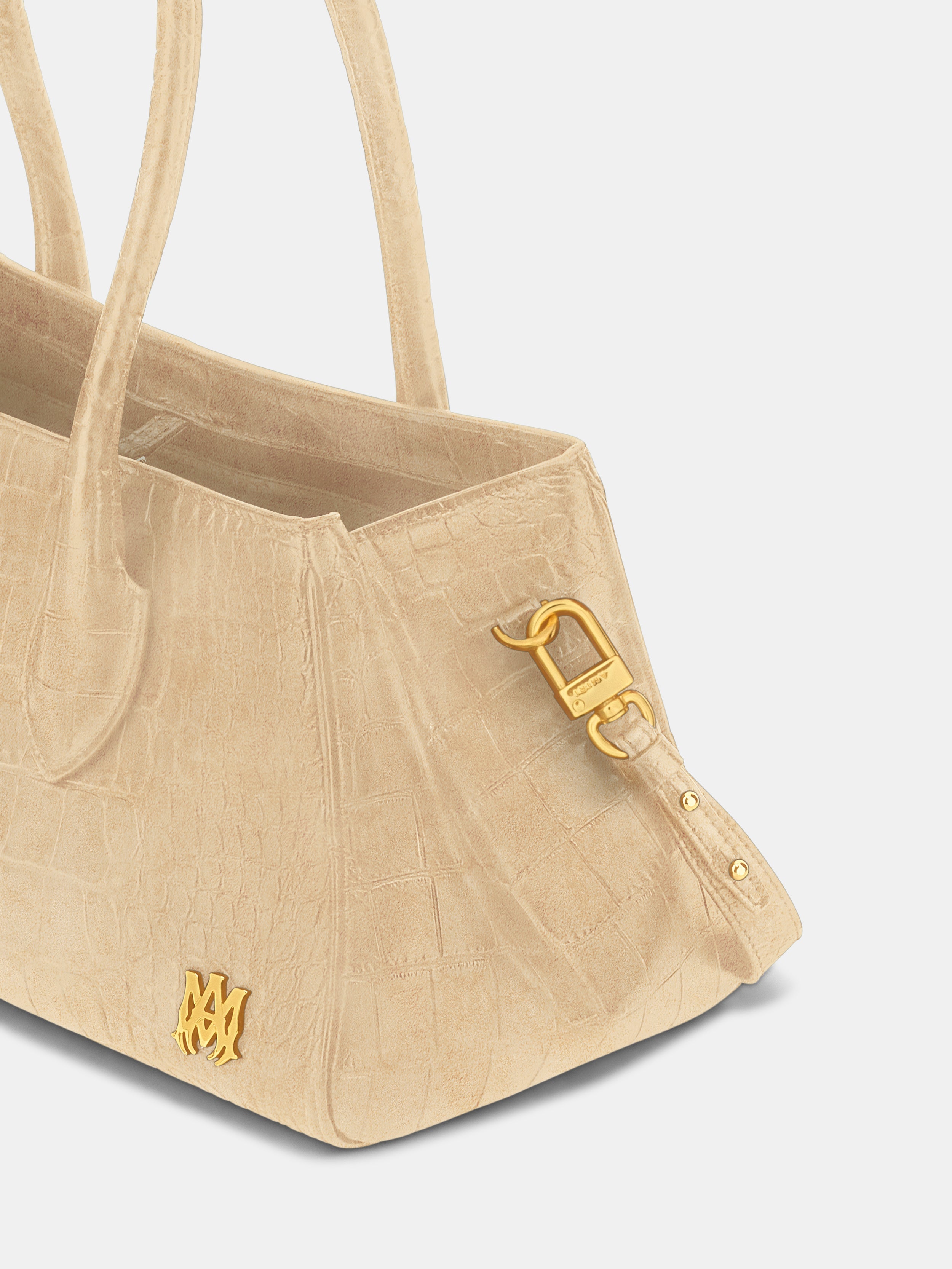 WOMEN - WOMEN'S SUEDE CROC HONEY 40 SHOULDER - Taupe