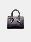 WOMEN - WOMEN'S CROC MICRO TRIANGLE BAG - BLACK