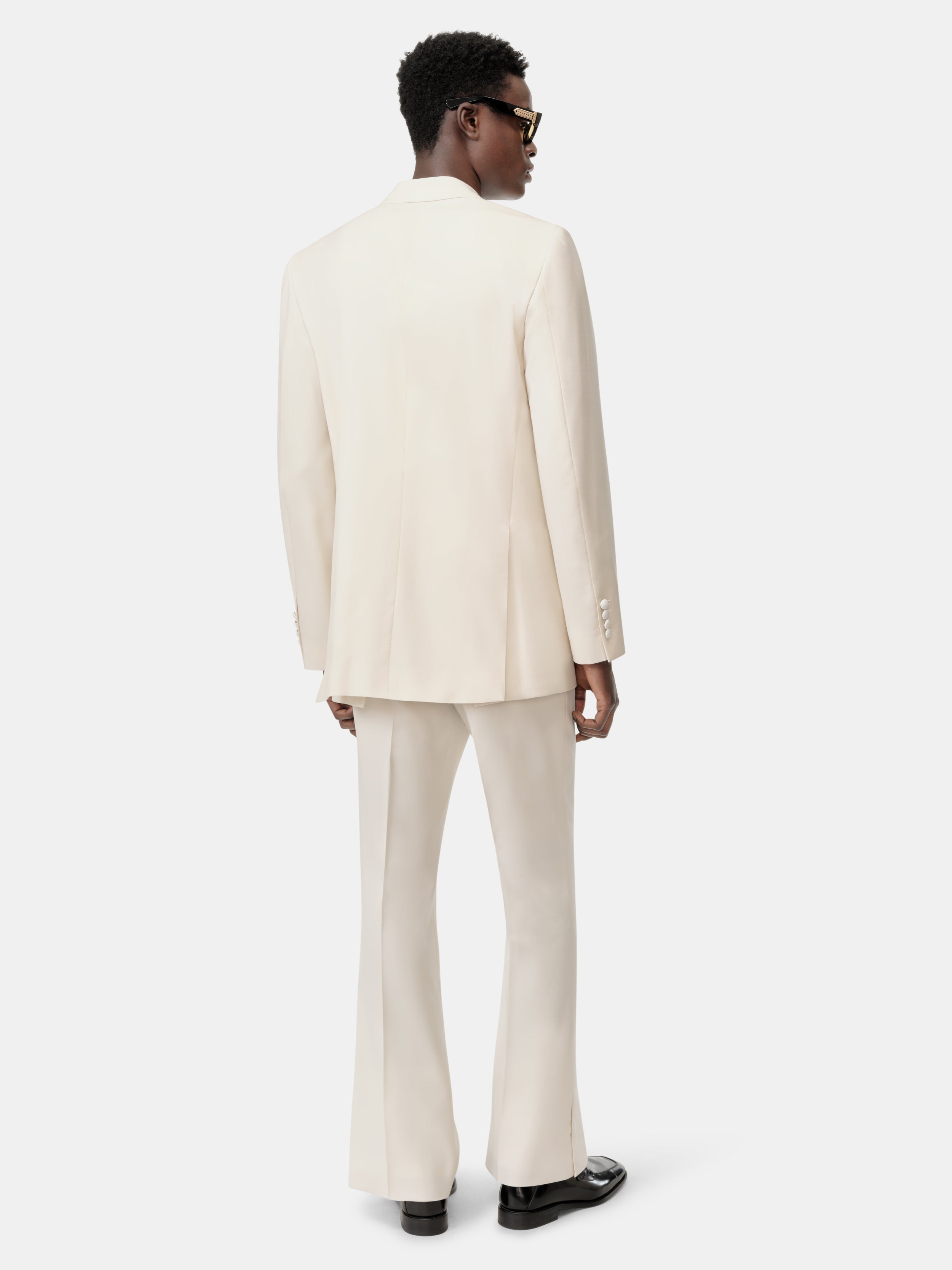 MA DOUBLE-BREASTED BLAZER - Alabaster