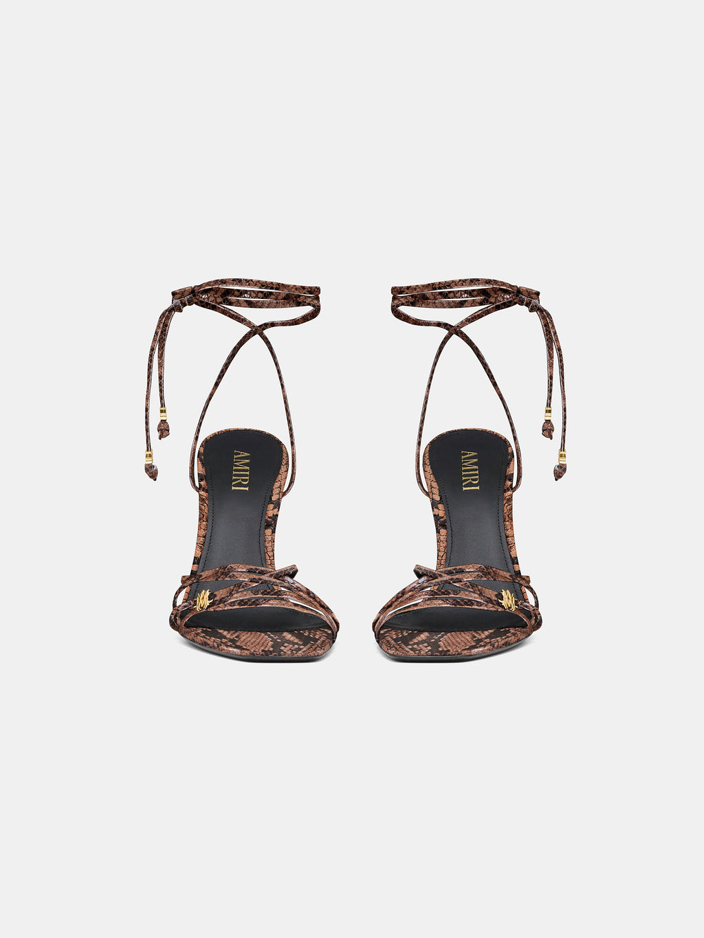 WOMEN - WOMEN'S SNAKE MA HEELED SANDAL - Brown