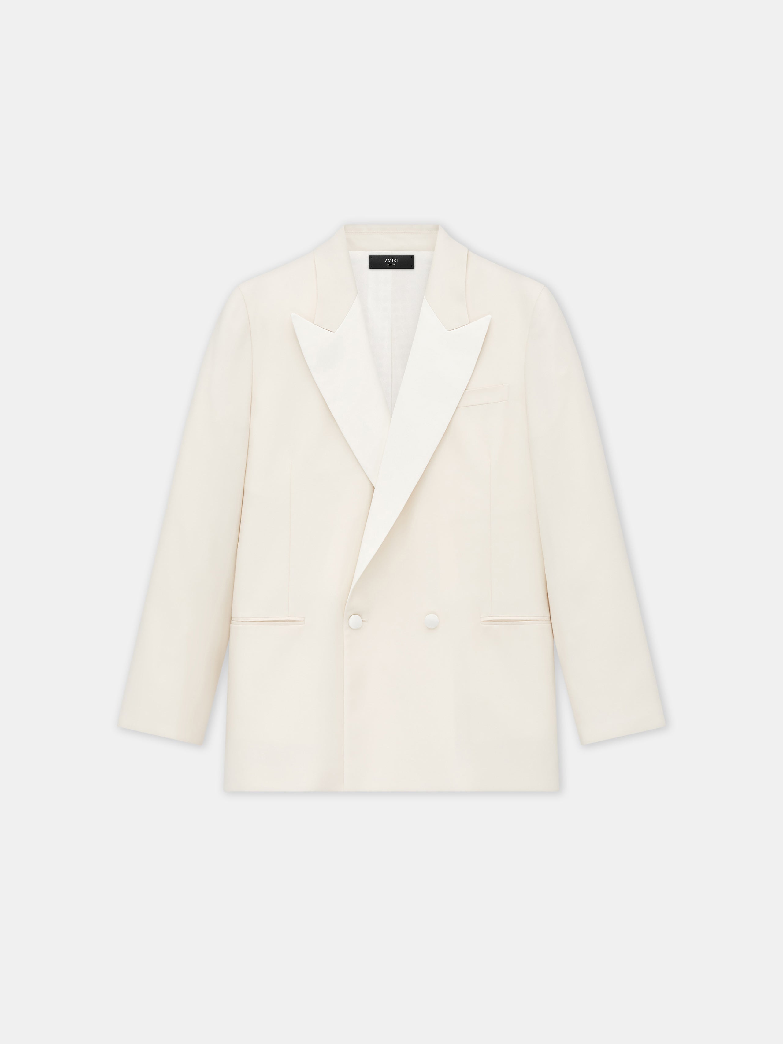 MA DOUBLE-BREASTED BLAZER - Alabaster