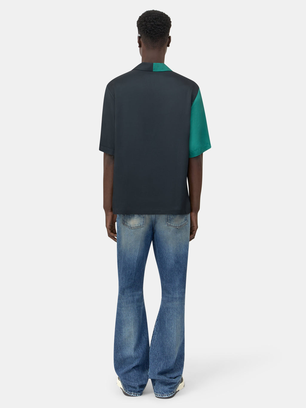 SPLICED CAMP SHIRT - Multi