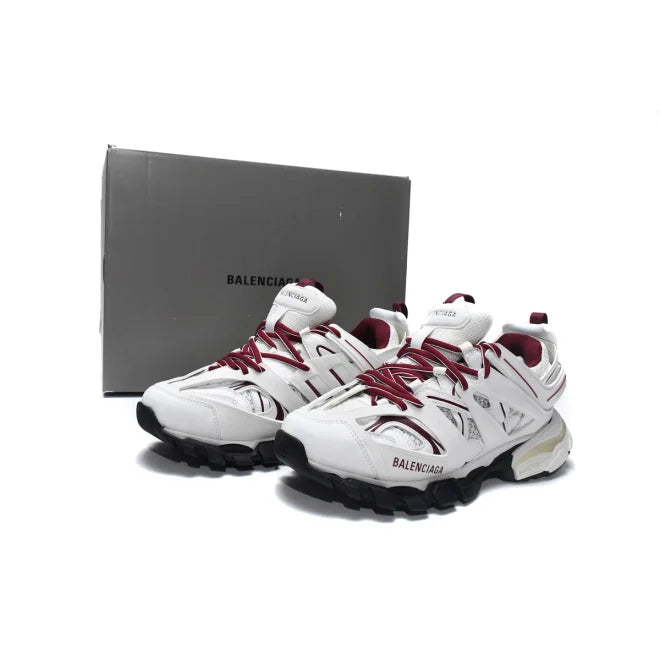 Balenciaga Track White Claret Red