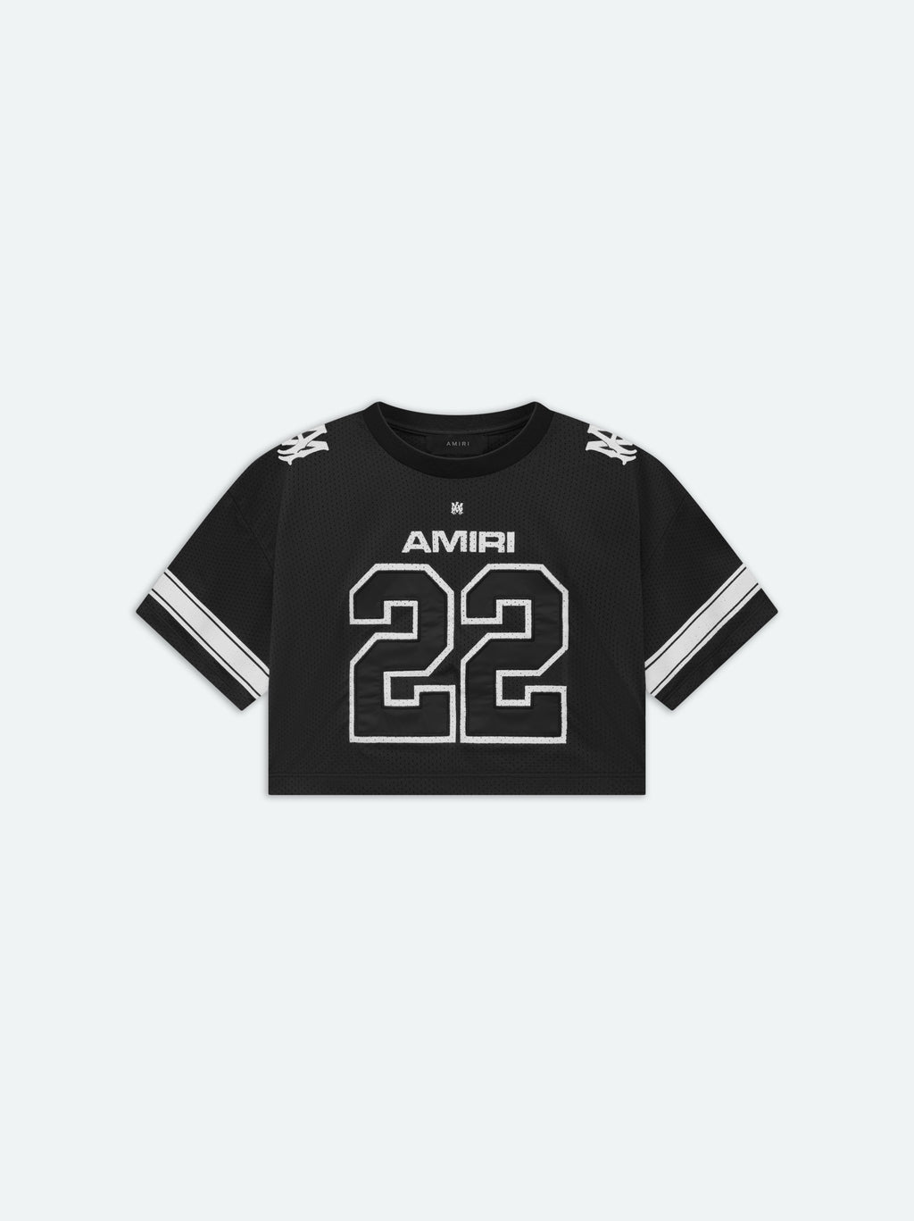 WOMEN- WOMEN'S 22 CROPPED MESH TEE - BLACK