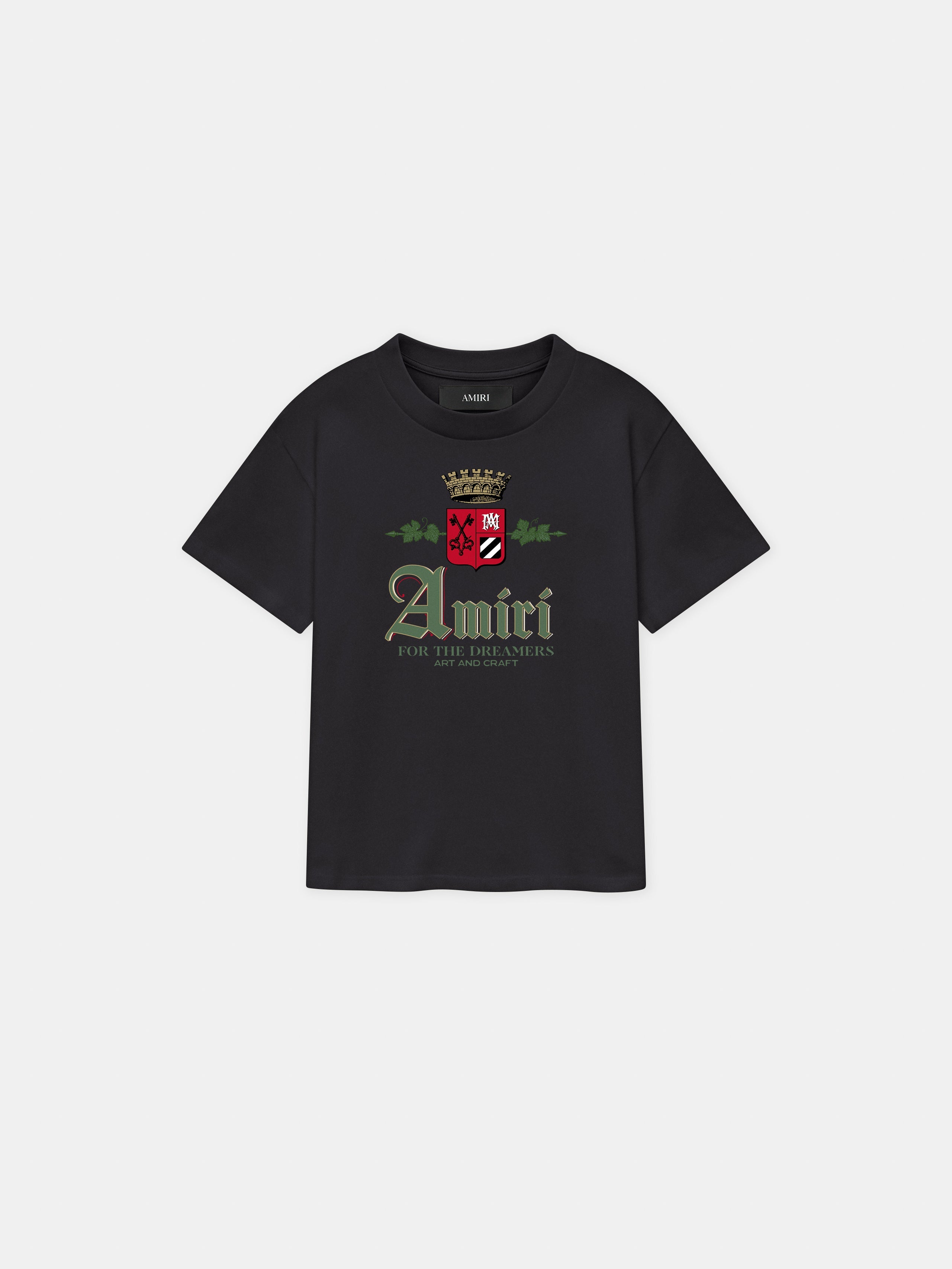 KIDS - KIDS' CHATEAU CROWN TEE - Black