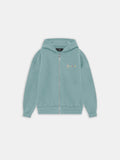 KIDS - KIDS' MA BIRDS ZIP UP HOODIE - Ceramic Teal