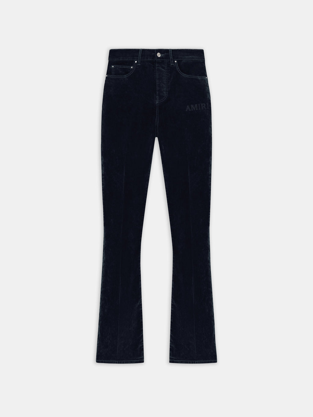 VELVET FLARE JEAN - BLACK