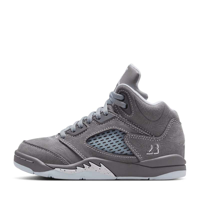 Jordan 5 Retro 'Wolf Grey' (PS) - Light Graphite/White