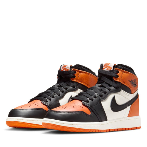 Air Jordan 1 High OG 'Shattered Backboard' (GS) - Black/Starfish