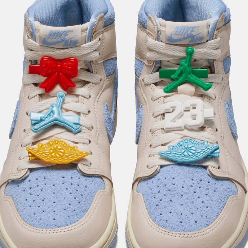 Women's Air Jordan 1 Retro High OG 'Clips' - Pale Ivory/Psychic Blue