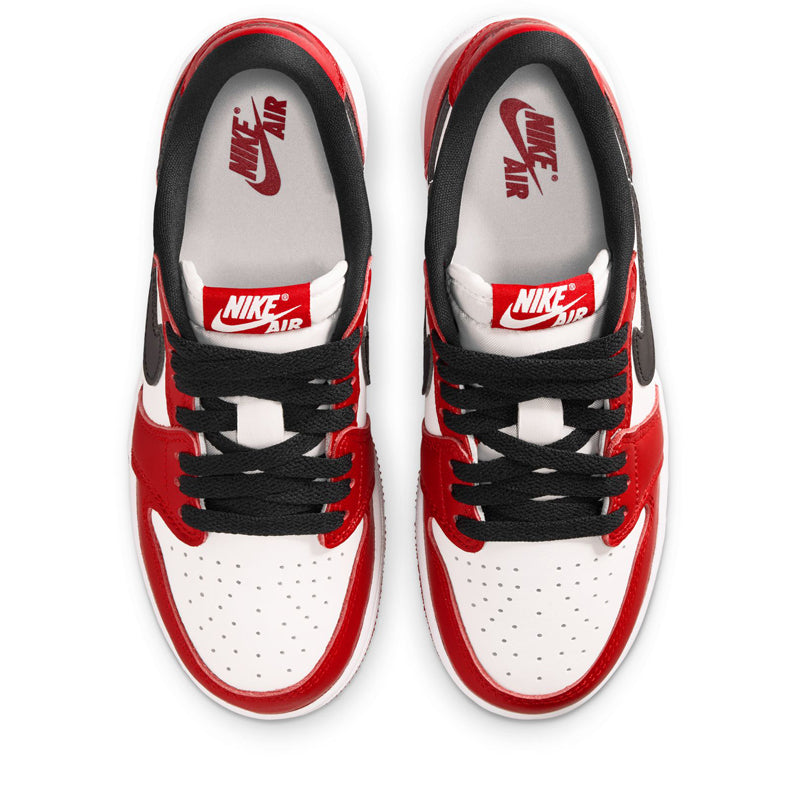 Air Jordan 1 Retro Low OG 'Chicago' (GS) - Varsity Red/Black
