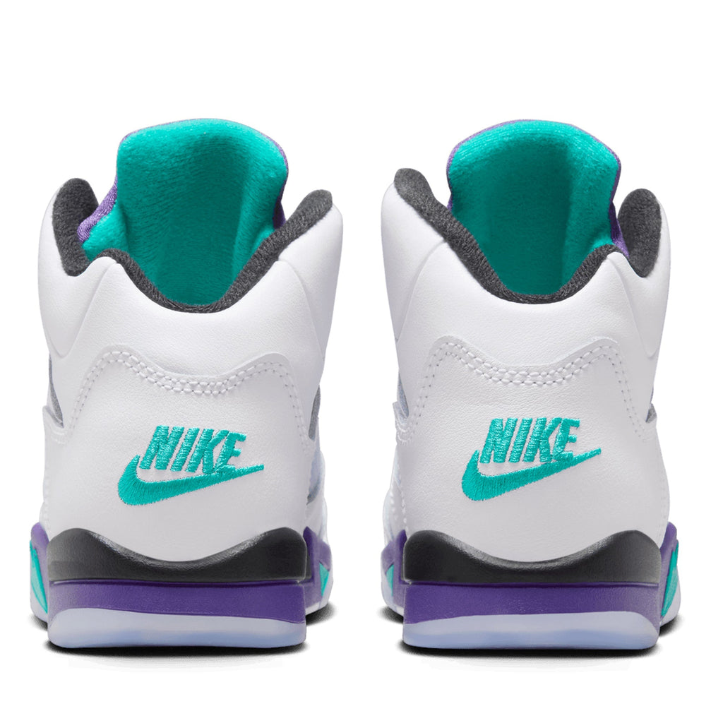 Jordan 5 Retro OG 'Grape' (PS) - White/New Emerald