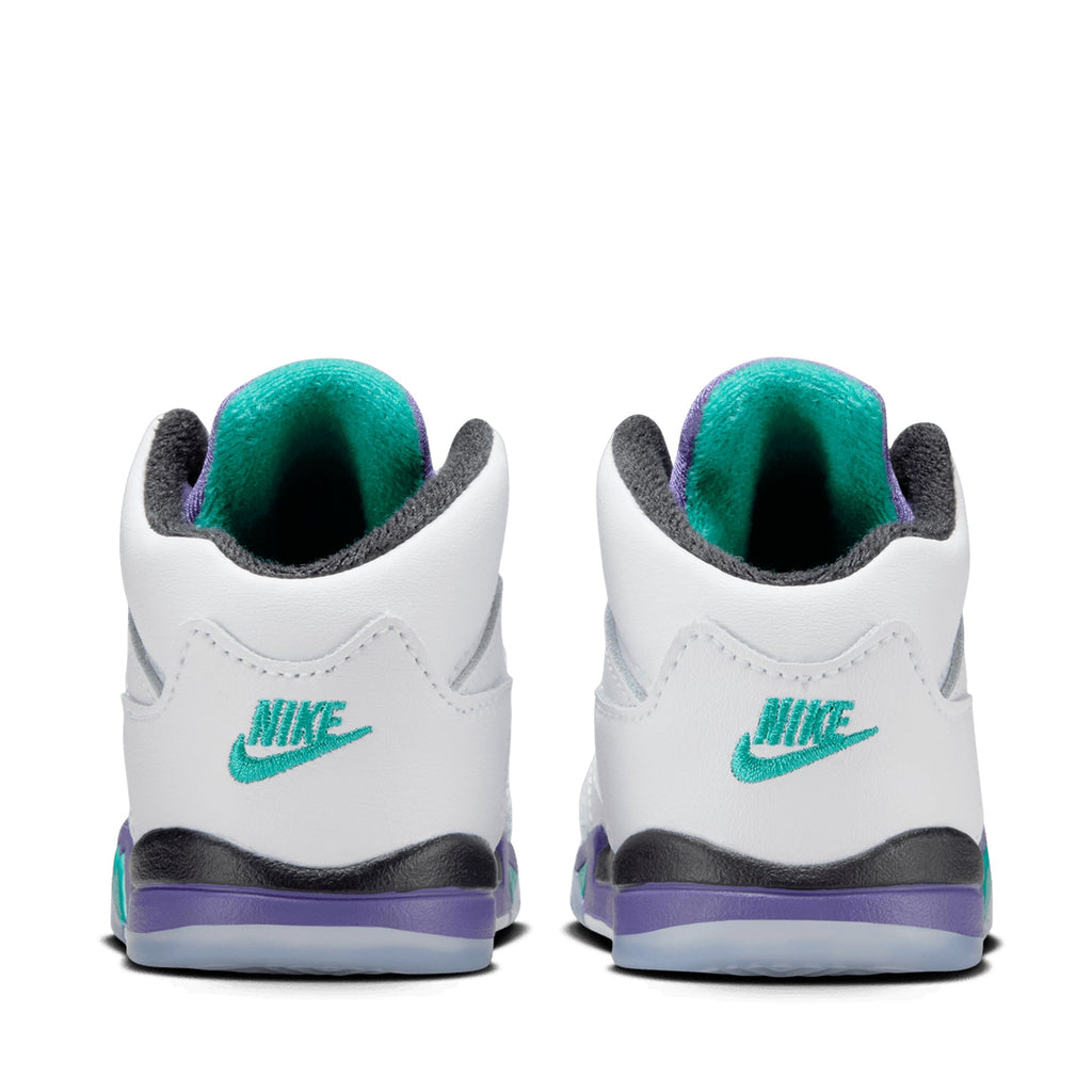 Jordan 5 Retro OG 'Grape' (TD) - White/New Emerald
